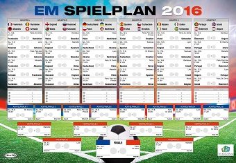 Spielplan 2016